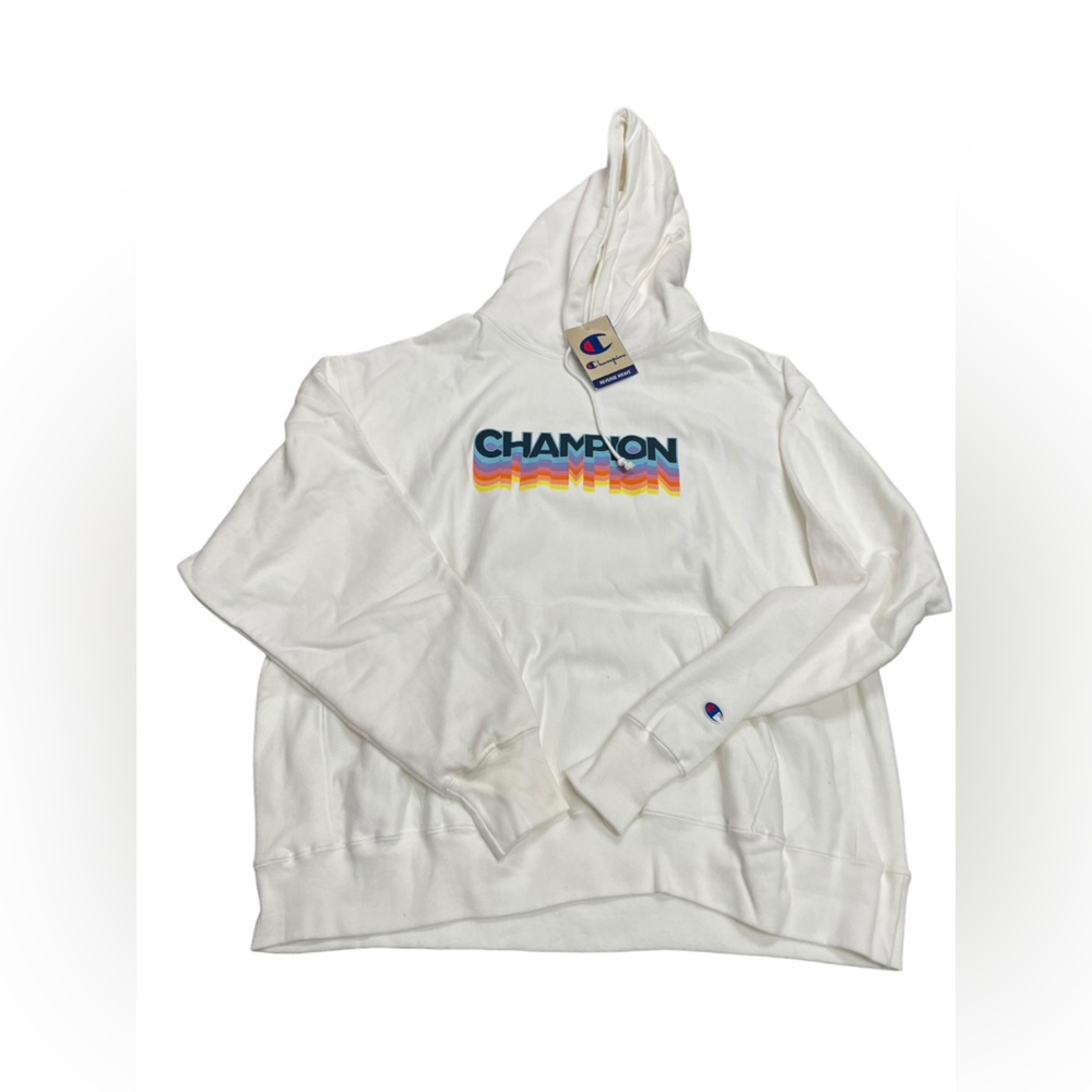 CHAMPION INK SHADOW REVERSE WEAVE HOODIE | Men’s 2XL | GF68586BNA-WHC